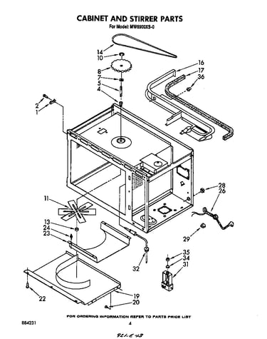 Cabinet and stirrer