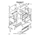 Whirlpool RE960PXPW2 upper oven diagram