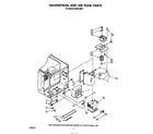 KitchenAid KCMS132S2 magnetron and air flow diagram