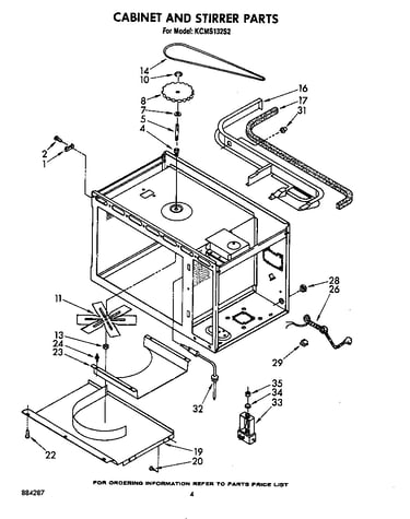 Cabinet and stirrer
