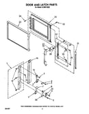 Door and latch
