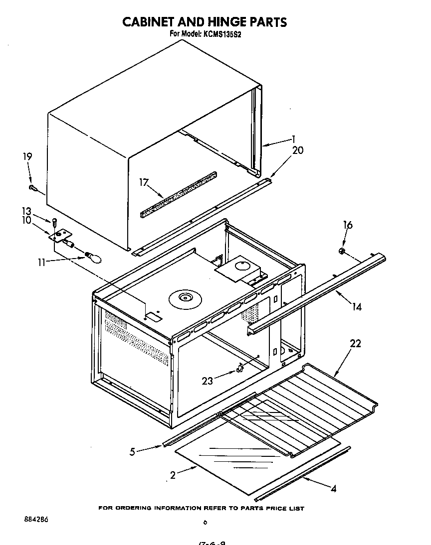 Cabinet and hinge