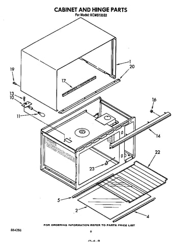 Cabinet and hinge