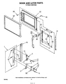 Door and latch