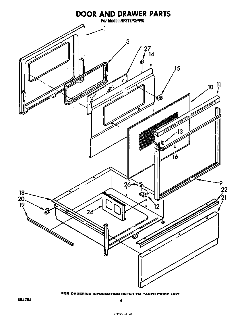 Door and drawer