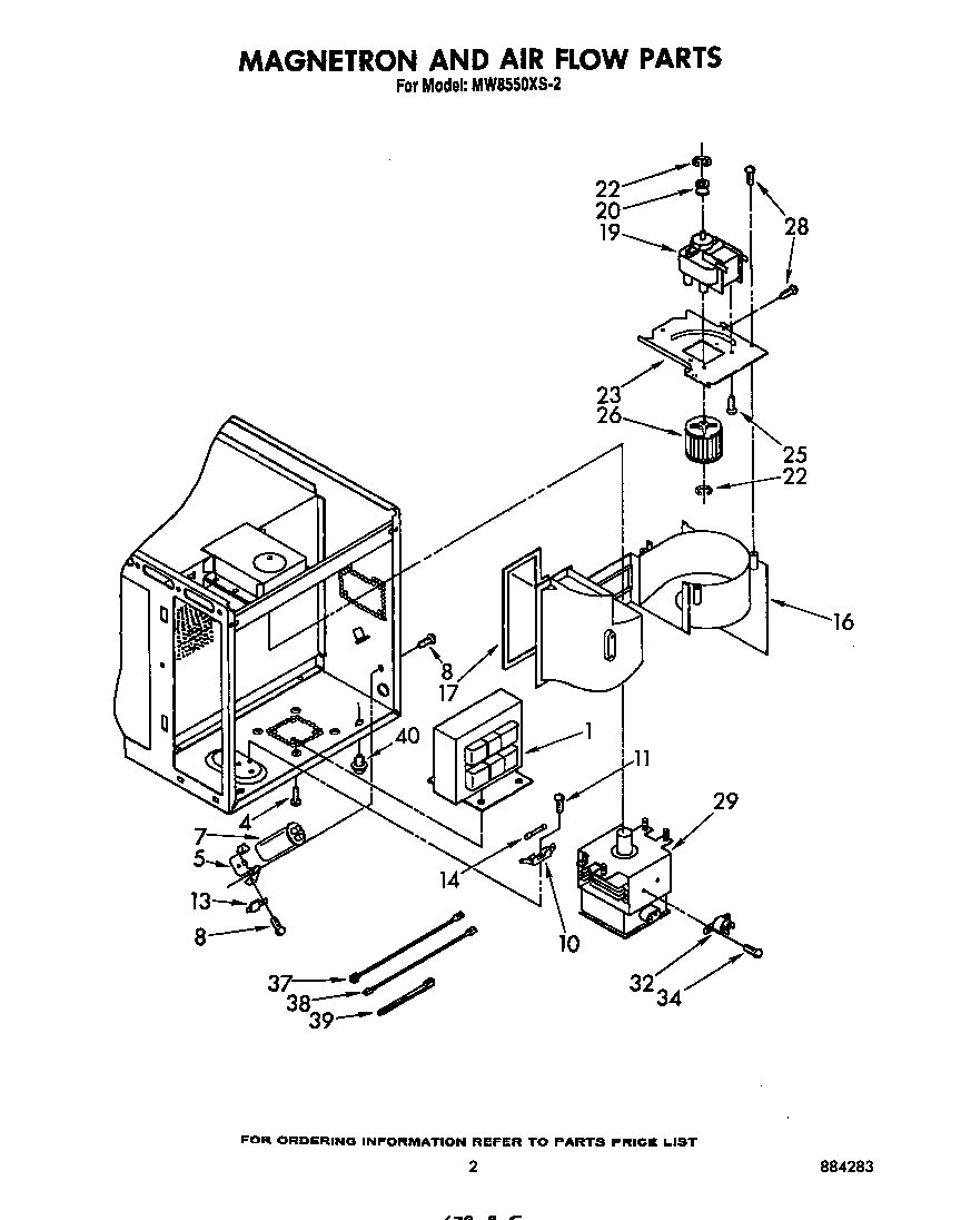 Magnetron and airflow