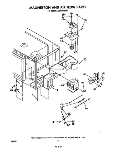 Magnetron and air flow