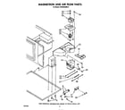 KitchenAid KEMI300SBL0 magnetron and air flow diagram