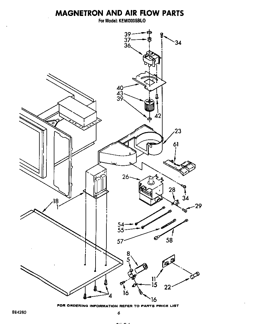 Magnetron and air flow