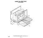KitchenAid KEMI300SBL0 cabinet and hinge diagram