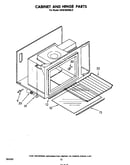 Cabinet and hinge