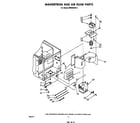 Whirlpool MW8650XS2 magnetron and airflow diagram