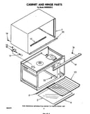 Cabinet and hinge