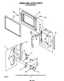 Door and latch