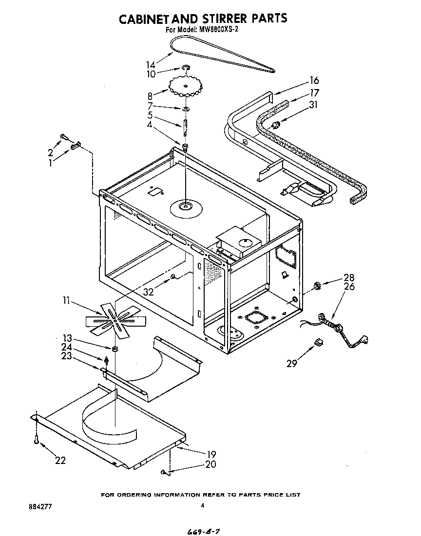 Cabinet and stirrer