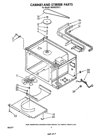 Cabinet and stirrer