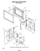 Door and latch