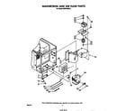 Whirlpool MW8700XS2 magnetron and airflow diagram