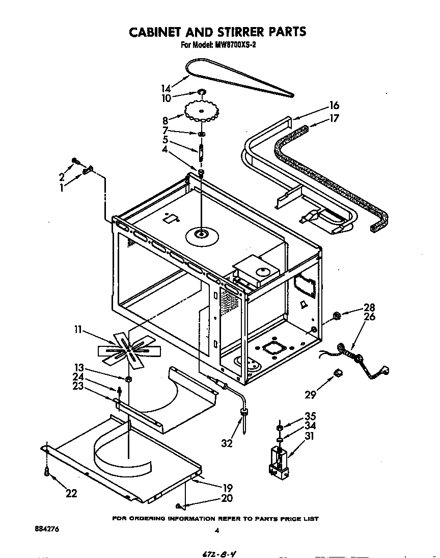 Cabinet and stirrer