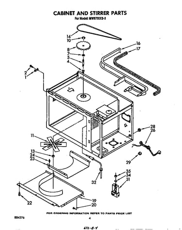 Cabinet and stirrer