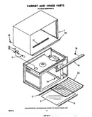 Cabinet and hinge