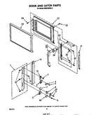 Door and latch