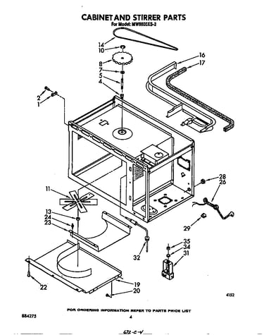 Cabinet and stirrer