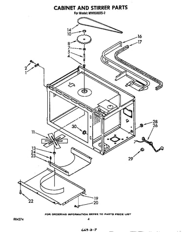 Cabinet and stirrer