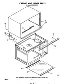 Cabinet and hinge