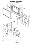 Door and latch
