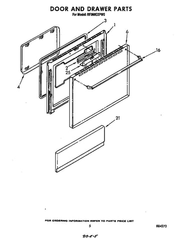 Door and drawer