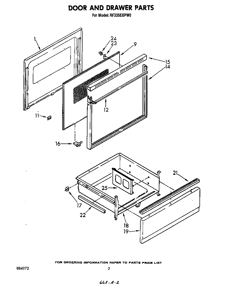 Door and drawer