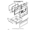 Whirlpool RM978BXSW0 door and drawer diagram