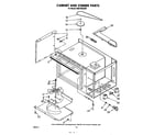 Whirlpool RM978BXSW0 cabinet and stirrer diagram