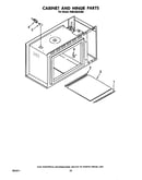 Cabinet and hinge