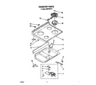 Whirlpool RM973BXST0 cooktop diagram