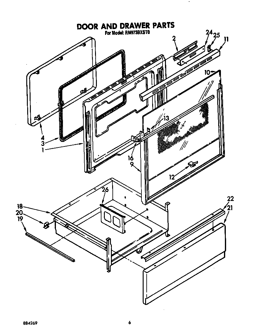 Door and drawer