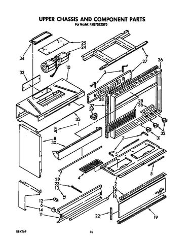 Upper chassis and component