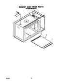 Cabinet and hinge