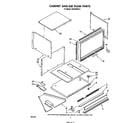 Whirlpool RM278BXS0 cabinet and airflow diagram