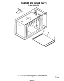 Cabinet and hinge