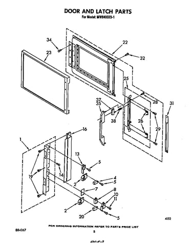 Door and latch