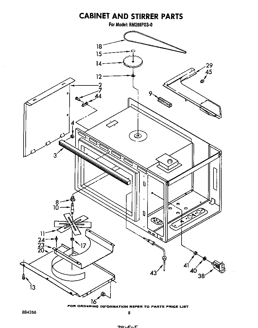 Cabinet and stirrer