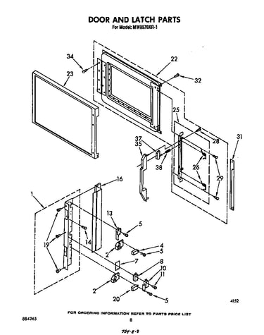 Door and latch