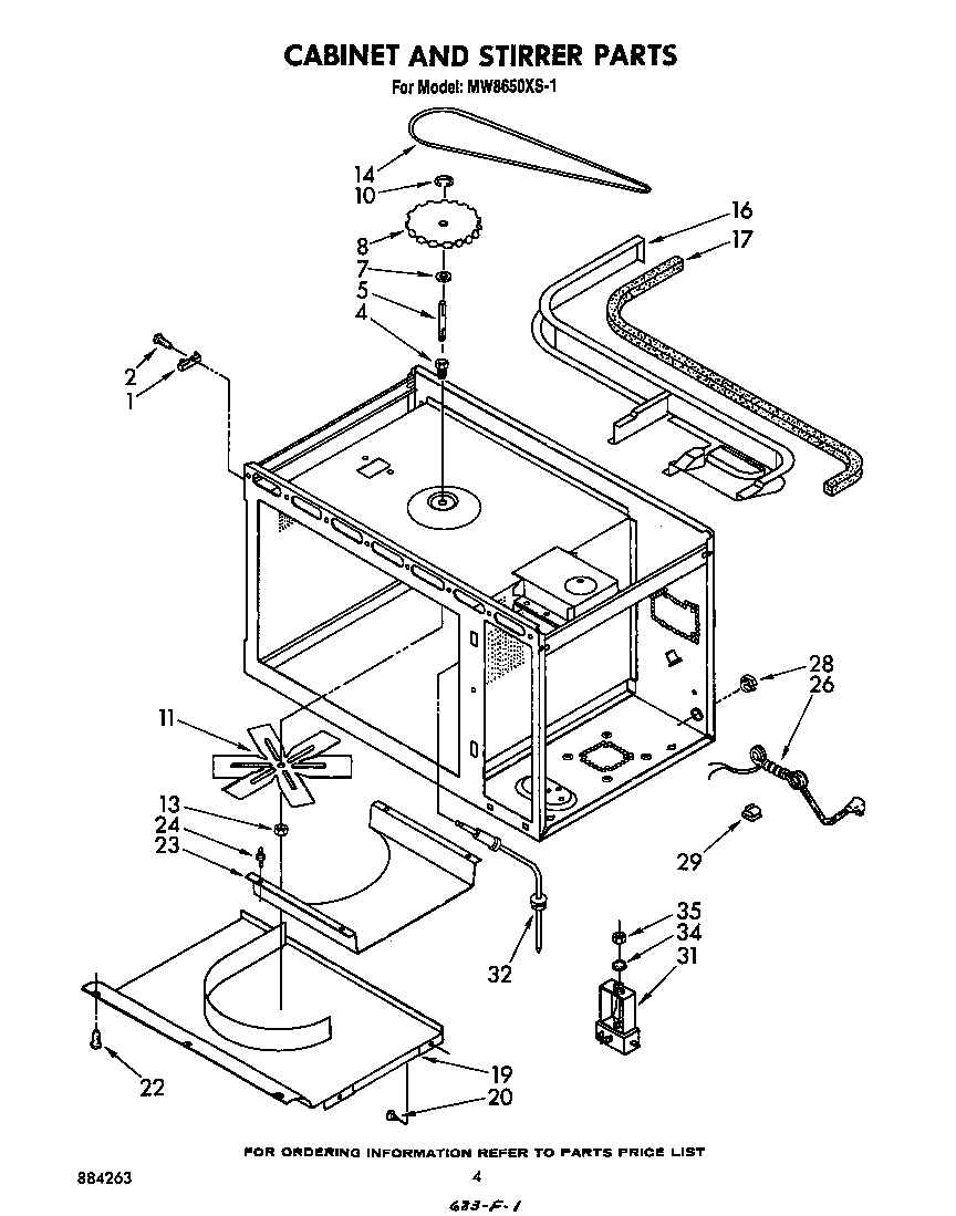 Cabinet and stirrer