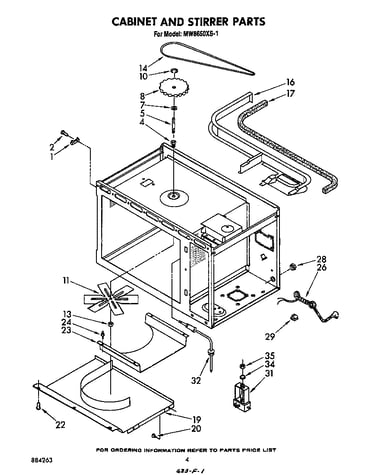 Cabinet and stirrer