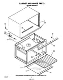 Cabinet and hinge