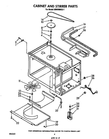 Cabinet and stirrer