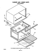 Cabinet and hinge