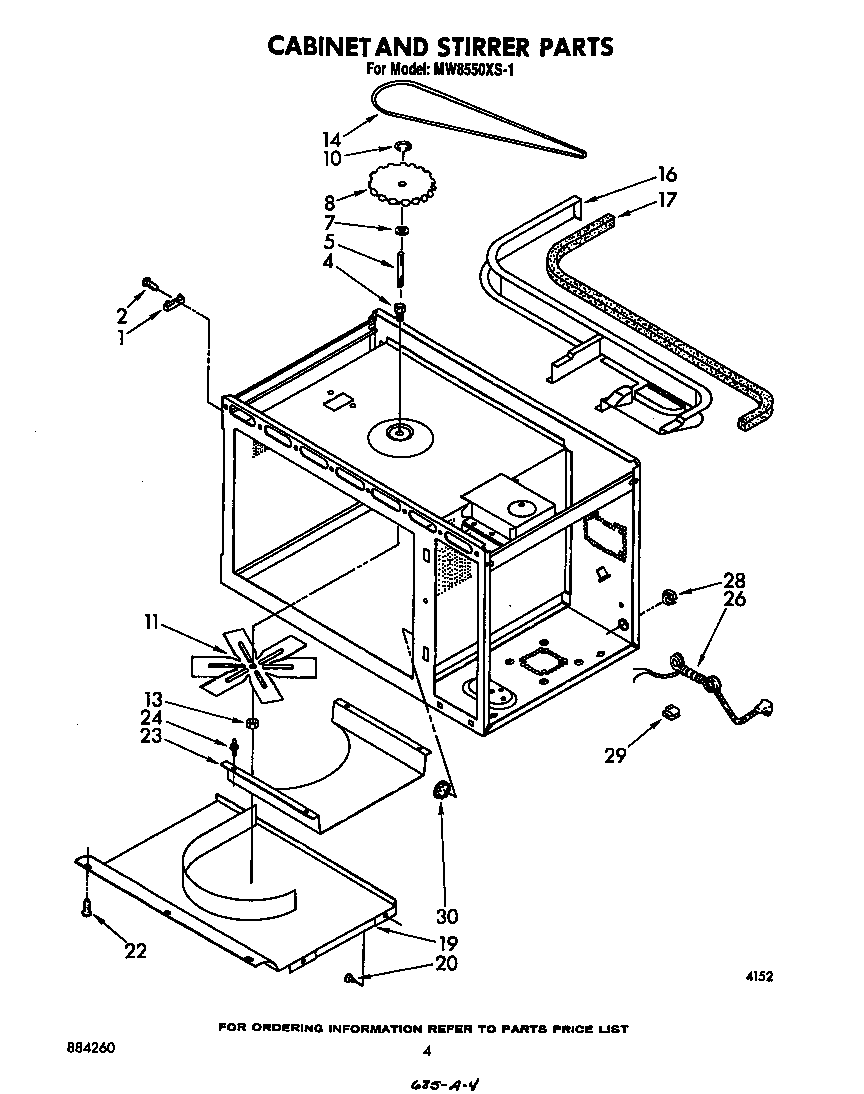 Cabinet and stirrer